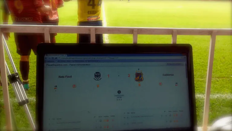 Telas do APP Esportivo - Sistema de Campeonato de Futebol Online
